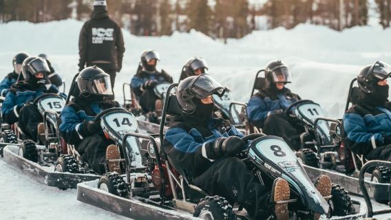 Sirkka: İsteğe Bağlı Transferli Levi Buzlu Karting Deneyimi