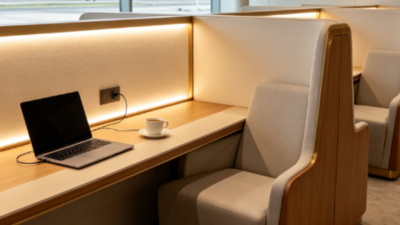 AMM Jordânia Aeroporto Internacional Rainha Alia de Amã | Voucher para sala de descanso e lounge VIP | Descanso confortável para transferência/pernoite | Refeições incluídas | Uso único com acesso por código QR eletrônico