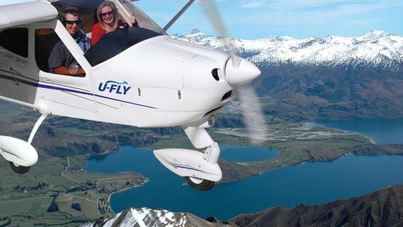 Trải nghiệm lái máy bay Ufly tại Wanaka, Queenstown, New Zealand