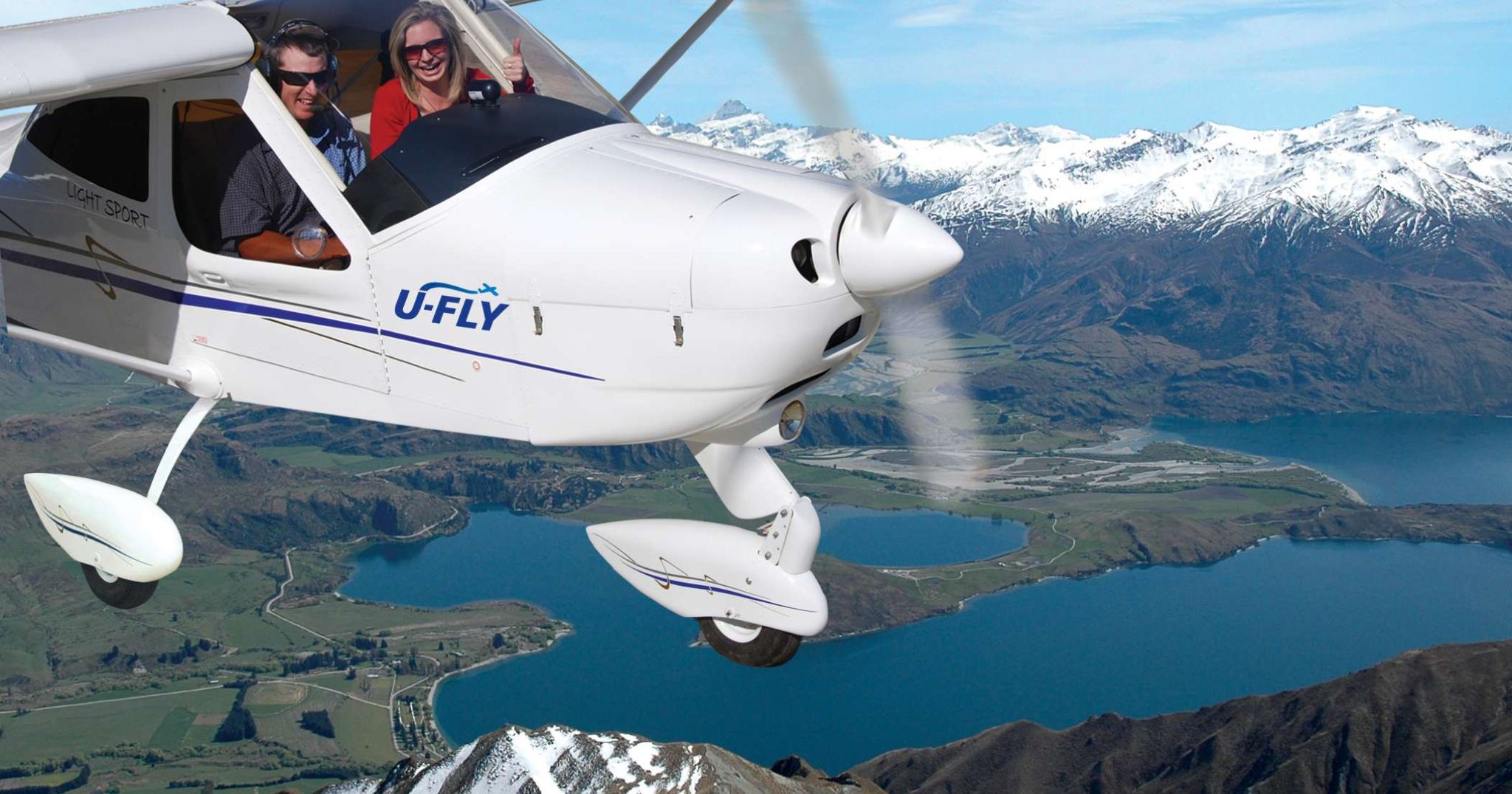 Ufly flight experience in Wanaka, Queenstown, New Zealand