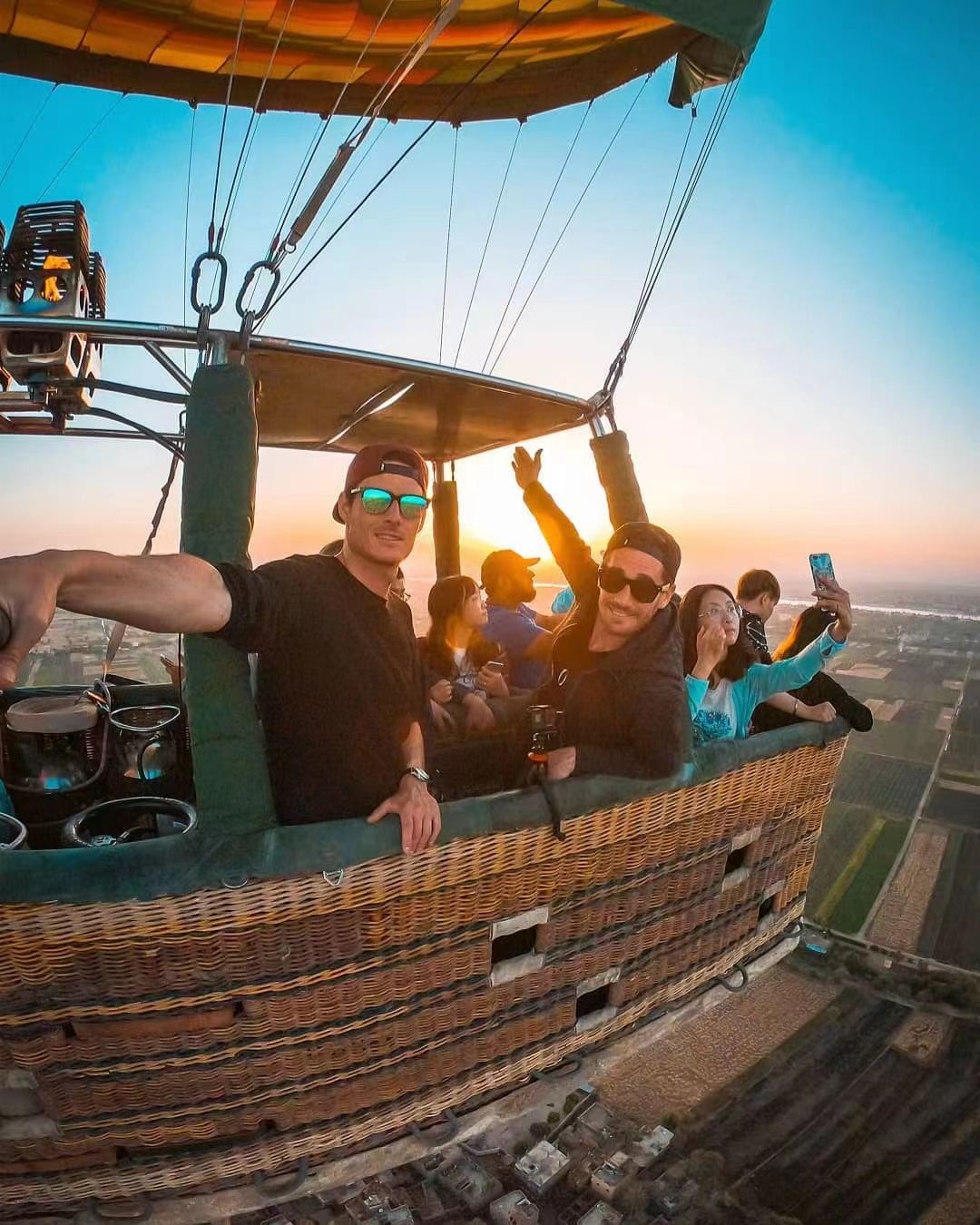 Mongolfiera a Luxor [Primo volo/Amirare l'alba in mongolfiera/Trasferimento dall'hotel/Vista panoramica sull'Egitto]