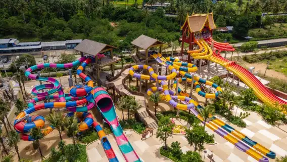 [สวนน้ำอันดามันดา] อาณาจักรเทพนิยาย 100,000 ตร.ม. | 36 สไลเดอร์+เลซี่ริเวอร์ที่ยาวเป็นพิเศษ