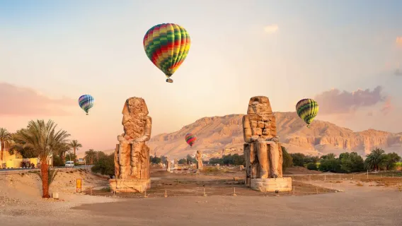 Hot Air Balloon Ride over Luxor Relics