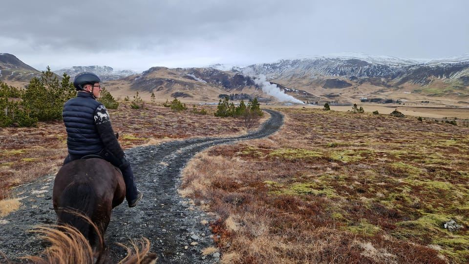 Hveragerði: Lawatan Menunggang Kuda di Lembah Reykjadalur (Lembah Mata Air Panas)