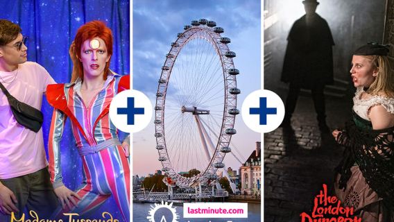 London: London Dungeon, London Eye, & Madame Tussauds Combo