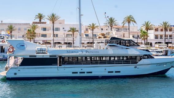Desde Sant Antoni: Traslado en barco de ida y vuelta a Formentera