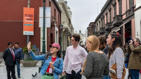ลิมา: ทัวร์ชมเมืองศูนย์กลางประวัติศาสตร์และมิราฟลอเรสพร้อมบริการรับส่ง