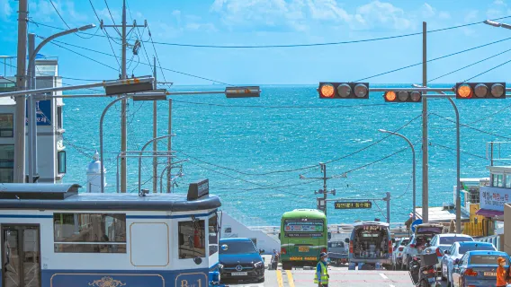 Busan, South Korea one-day tour[Haeundae Blue Line Park/Gamcheon Culture Village/Cheongsapo/Yonggungsa Temple]