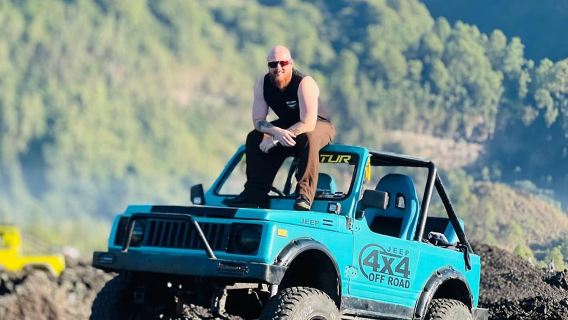 Тур на джипах к восходу солнца на Гунунг-Батур + рисовые террасы + приключение к водопаду (включая фото)