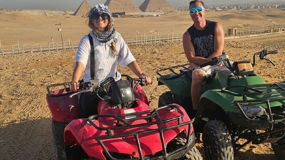 Giza Pyramids,Sphinx,Camel Ride,ATV Bike,Shopping, Dinner cruise
