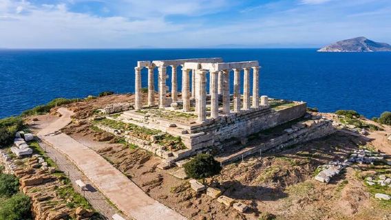 Cape Sounio Private half day Poseidon Athenian Riviera sunset