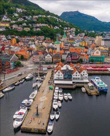 挪威卑爾根弗羅伊恩山+布呂根+卑爾根魚市場等包車一日遊