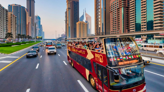 Dubai Big Bus hop-on hop-off bus dagtocht [zelf naar het opstappunt gaan]
