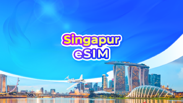 eSIM 5G de Singapur | Paquete diario/Paquete de datos | Facturación por 24 horas | 1-30 días | Código QR