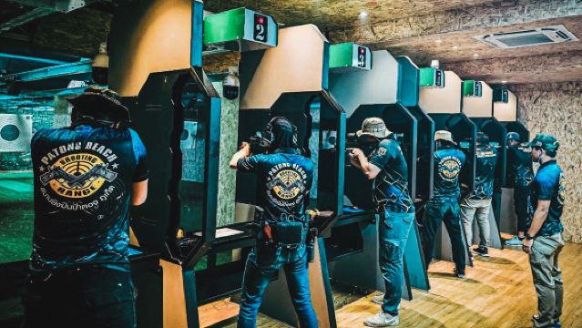 Patong Beach Shooting Range in Phuket, Thailand - Shooting Club with Real Guns, Live Ammunition, and Airsoft Combat