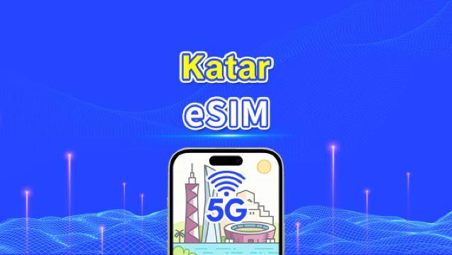 Katar eSIM | 5G/4G | Szybki internet | 24 godziny | Wybór dni 1-30 | Kod QR