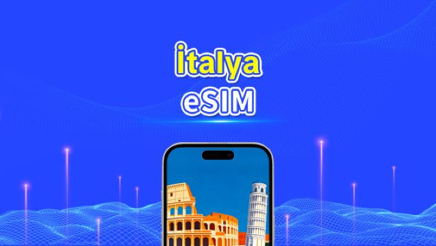 İtalya eSIM | Yüksek Hızlı İnternet | 5G/4G | Günlük Paket/Veri Paketi | 24 Saat | 1-30 Gün | QR Kodu