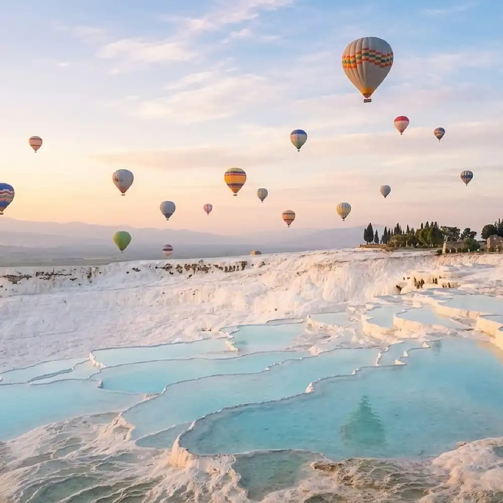 Pamukkale Sunrise Hot Air Balloon Flight