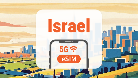 Israel 5G eSIM | Dual Network • All AI & TikTok | 1–30 Days | QR Code