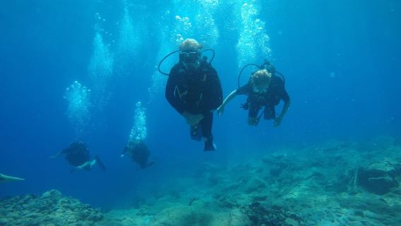Oia: 2 Guided Scuba Dives off Santorini for Certified Divers