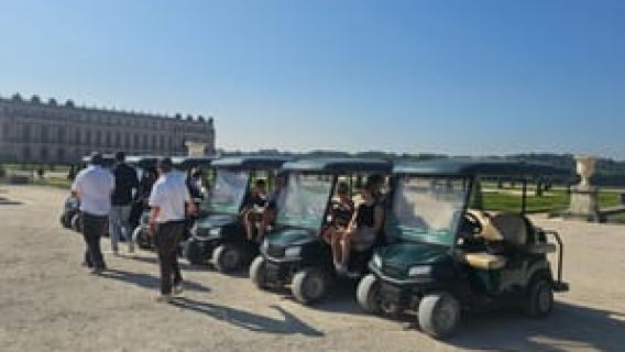 Versailles: Golfcarts & Bikes Guided Tour, Hamlet+Fountains
