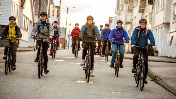 Guided E-Bike Tour in Haugesund: city, vikings, Rising Tides