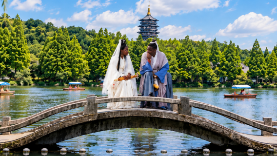 Step Into Ancient China: Immersive Imperial Banquet, Hanfu Makeover & West Lake Cruise