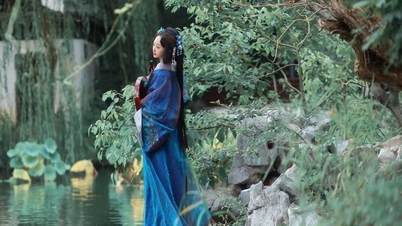 Suzhou zijin hanfu travel photo shoot costume experience (exquisite costume rental + photographer follow-up shooting)