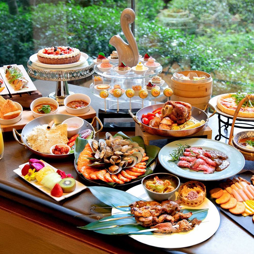 Taipei Marriott Hotel Garden Kitchen Wednesday to Sunday Seafood Salad Bar Afternoon Tea Buffet Voucher