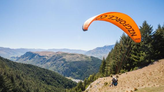 Queenstown G Force Paragliding Experience - Paragliding Adventure in New Zealand's South Island (Professional Instructors + Early Bird Departure Time Slot Discount)