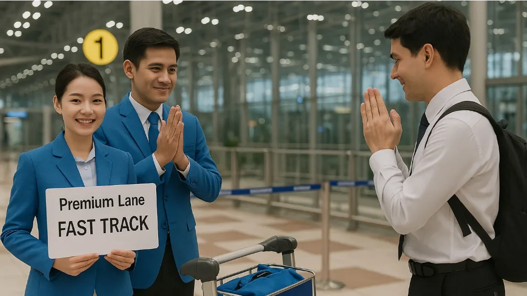 Guided Fast-Track Immigration Service: Bangkok Suvarnabhumi Airport