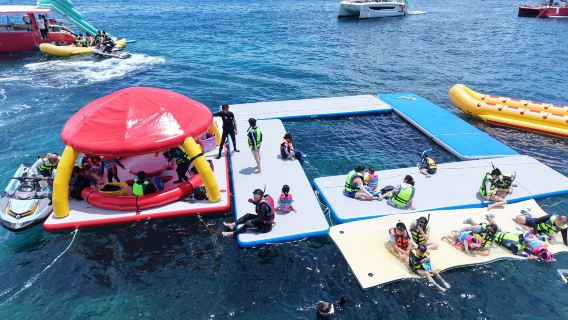 萬寧洲仔島VIP共享帆船-珊瑚浮潛+海釣+衝浪+網紅浮台