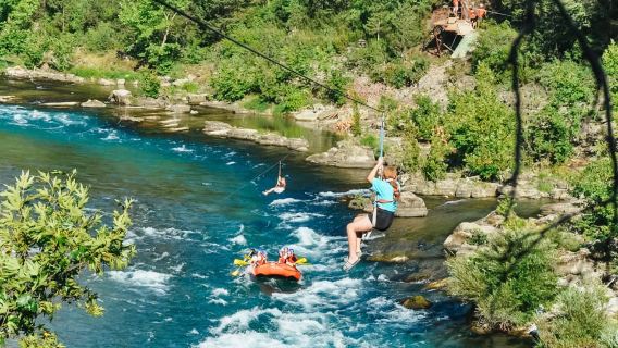 Antalya : Tyrolienne, rafting, excursion en jeep et safari en quad avec déjeuner