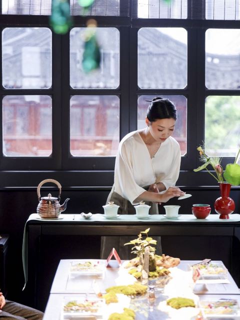 【上海】豫園湖心亭茶樓(品茗觀景+精品茶飲+特色小食)
