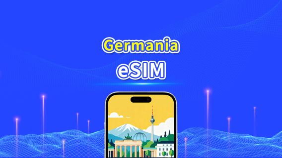 eSIM Germania | 5G/4G | Pacchetto giornaliero/dati | 24 ore | 1-30 giorni | Codice QR