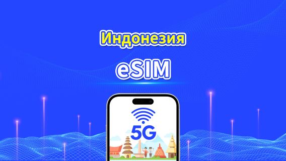 eSIM Индонезии | 5G/4G | Пакет данных ежедневный/общий | 1-30 дней | Биллинг по естественному дню | QR-код