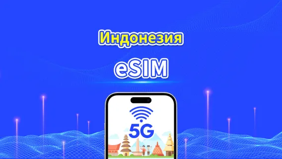 eSIM Индонезии | 5G/4G | Пакет данных ежедневный/общий | 1-30 дней | Биллинг по естественному дню | QR-код