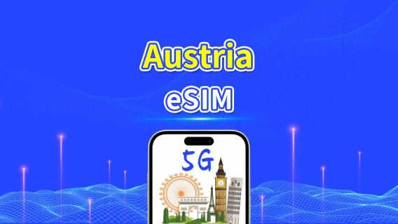 Austria eSIM | High-Speed ​​Data | 5G/4G | Daily/Data Package | 24-Hour | 1-30 Days | QR Code