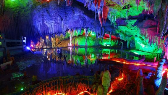 1-day tour to Meijiang Geology Park + Meishan Dragon Palace + Zique Terraces in Loudi, Hunan with English service available