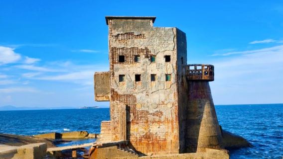 汕尾包車8小時|打卡網紅玻璃海+紅海灣+風車島+海上古堡【汕尾城區/汕尾站上門接駁+獨立成團無購物】