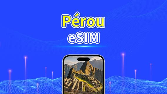 eSIM Pérou | 4G | Forfait quotidien/Forfait total de données | 1–30 jours | Facturation 24 heures | Code QR