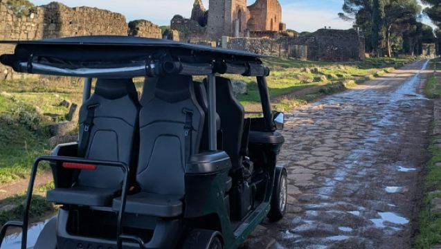 Аппиева дорога: экскурсия на общем гольф-каре