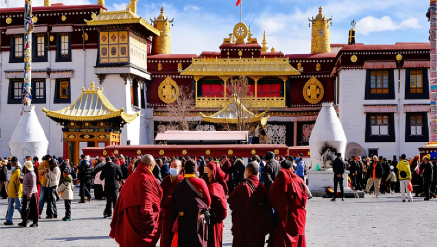 西藏大昭寺一日遊【可選：門票需自約+拼團導覽/ 單拼團導覽】