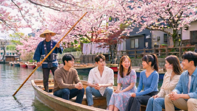 Tour giornaliero in partenza da Fukuoka: crociera sul canale Yanagawa, Santuario Dazaifu Tenmangu ed esperienza con fragole o caffè