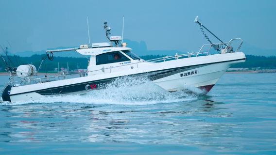 [Sewa Bot Memancing Laut di Qinhuangdao] Sewa Bot Mewah Memancing 11 Meter di Pulau Putao, Beidaihe, Qinhuangdao untuk Memancing di Laut