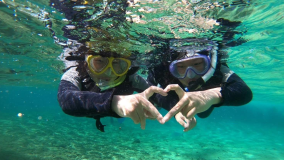 Okinawa Japan Blue Cave snorkeling experience package | Chinese & English-speaking coach | GoPro photography included※