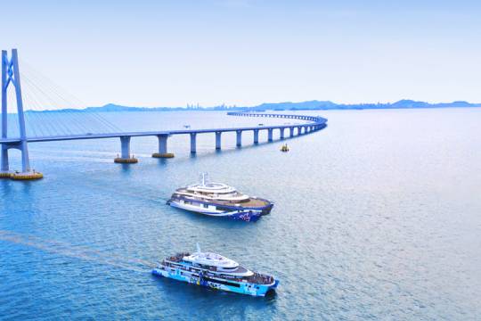 Hong Kong-Zhuhai-Macao Bridge Cruise Sightseeing Greater Bay Area Ticket No. 1/2 from Shenzhen [Shenzhen Bay Area Tour from China Merchants Shekou Pier at sea]