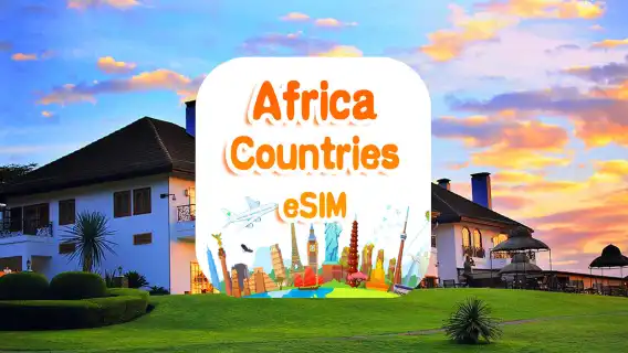 eSIM 4G/5G untuk Afrika | Paket harian/Paket total | 500MB/hari-total 30GB | 1-30 hari | Sistem 24 jam | QR code