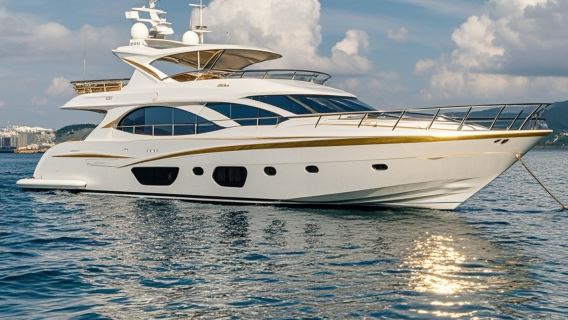 三亞遊艇出海【全新三層豪華遊艇】包艇/拼艇.特色挑選定製高端商務家庭出遊滑梯泳池