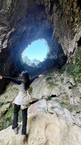 河池三門海一日遊【人工竹筏觀碧藍三門海+徒步爬山觀景】
